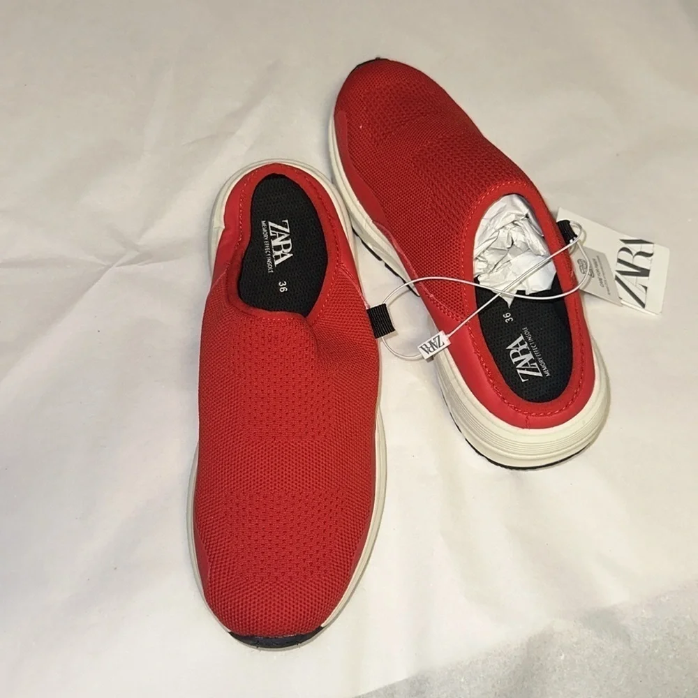ZARA Kids | Red | COLLAPSIBLE-HEEL Sneakers